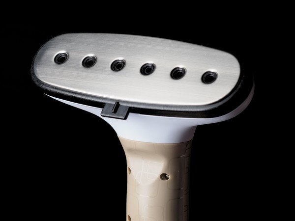 Suela de aluminium inoxidable plancha vertical gecko-steamer ls69